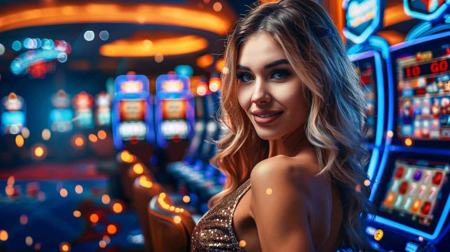 Online ကတ်ဂိမ်း Poker table ကစားနေသောမြင်ကွင်း